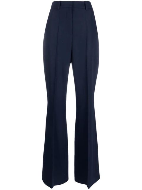Balmain wool flared trousers - Blue - zdjęcie produktu nr 1