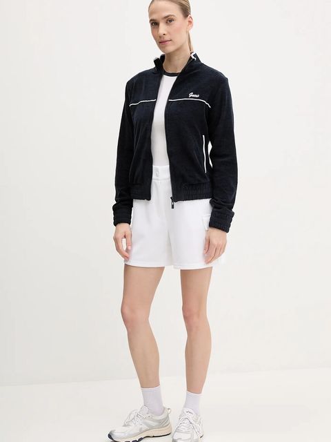 Guess szorty AMARYLLIS damskie kolor biały gładkie high waist V5GD17 KCYF2