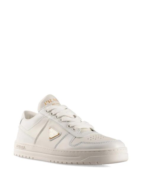 Prada leather sneakers - Neutrals - zdjęcie produktu nr 2