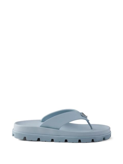 Prada triangle flat sandals - Blue - zdjęcie produktu nr 1
