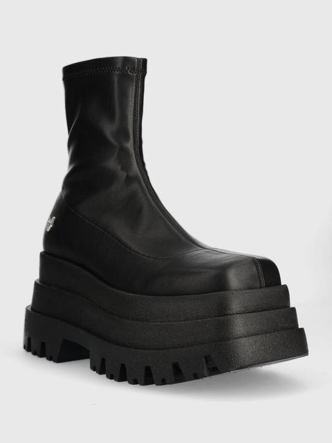 Naked Wolfe botki Sassy damskie kolor czarny na platformie - zdjęcie produktu nr 2