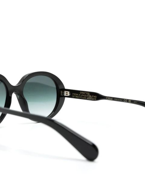 Chloé Eyewear Gayia round-frame sunglasses - Black