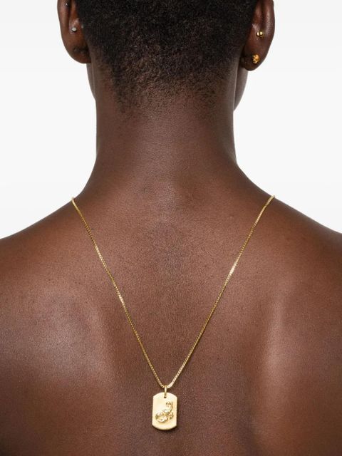 Maje scorpio-motif box-chain necklace - Gold - zdjęcie produktu nr 2