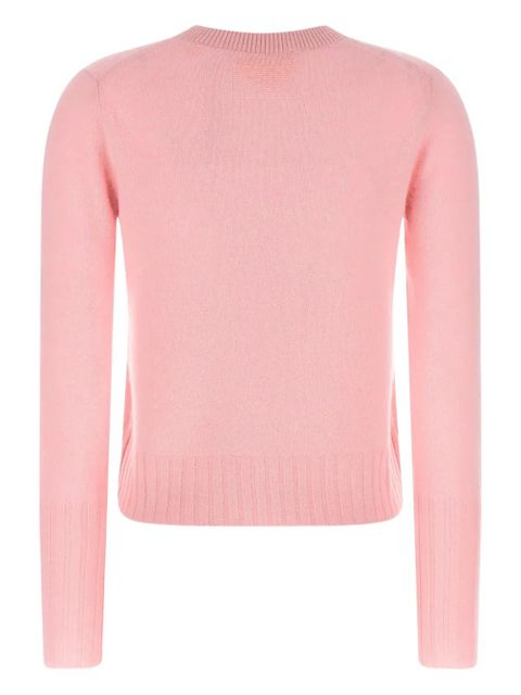 Guest In Residence Shrunken crew-neck sweater - Pink