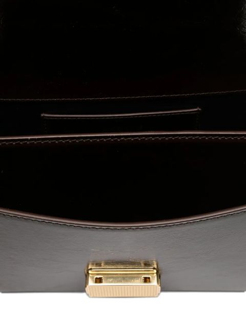 Golden Goose top-handle leather tote bag - Brown