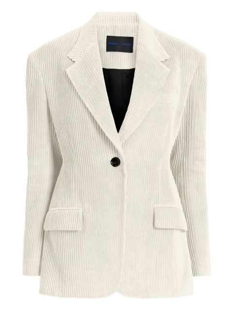 Proenza Schouler corduroy single-breasted blazer - Neutrals - zdjęcie produktu nr 1
