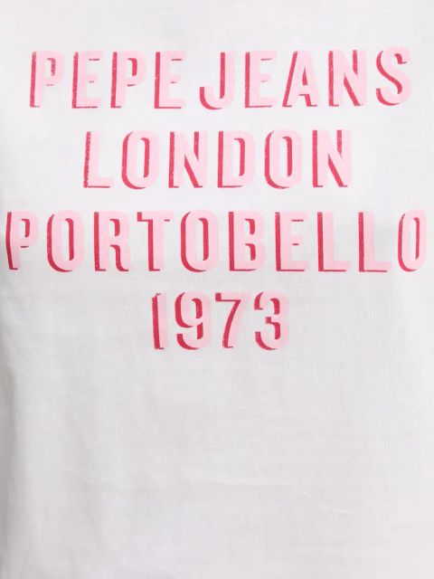 Pepe Jeans t-shirt bawełniany RUBY damski kolor biały PL506027