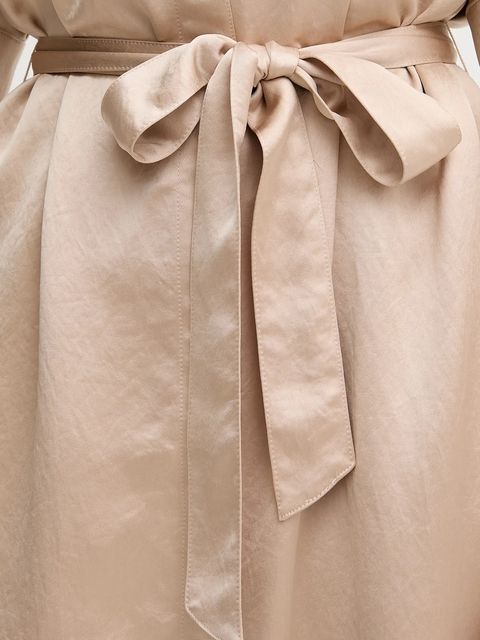 Marc Aurel sukienka kolor beżowy midi prosta 6553-2000-93424