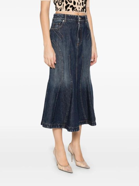 Sportmax Casa midi skirt - Blue - zdjęcie produktu nr 2
