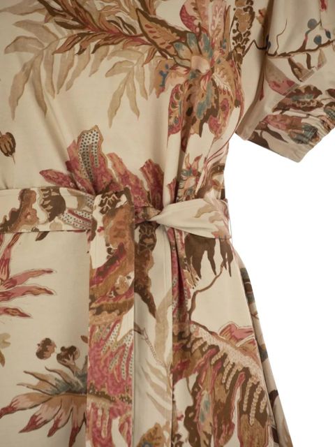 Weekend Max Mara printed belt dress - Neutrals