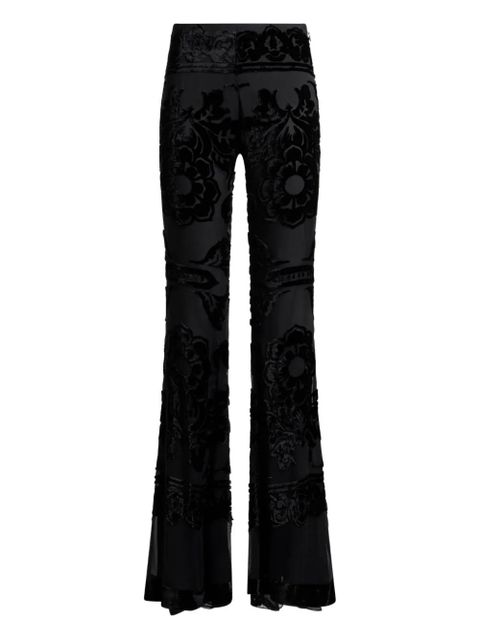 ETRO floral flared trousers - Black - zdjęcie produktu nr 1