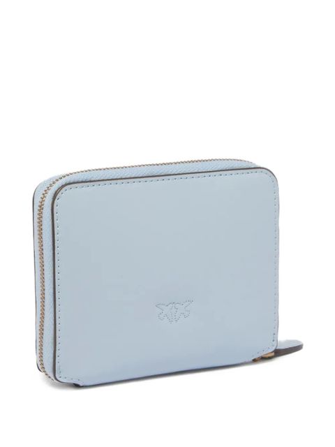 PINKO logo zip wallet - Blue