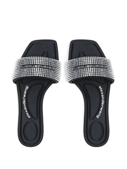Alexander Wang rhinestone-embellished sandals - Black - zdjęcie produktu nr 2