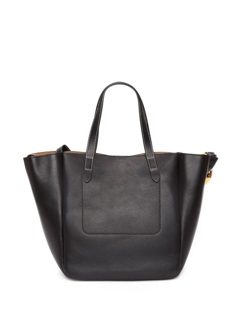 JW Anderson logo-detail leather tote bag - Black - zdjęcie produktu nr 2