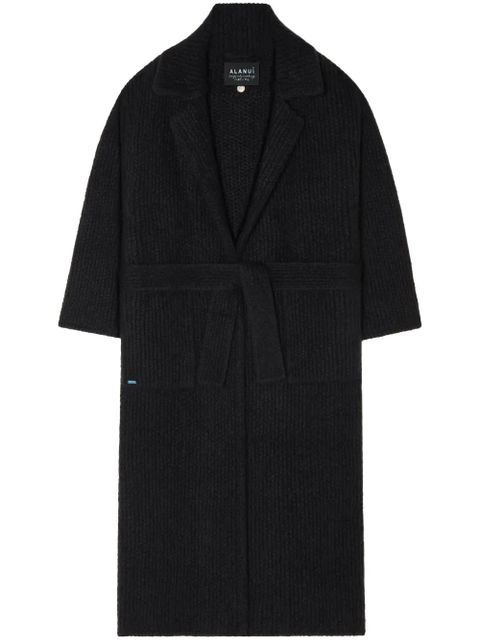 Alanui knitted robe coat - Black - zdjęcie produktu nr 1
