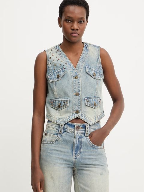 Miss Sixty kamizelka jeansowa