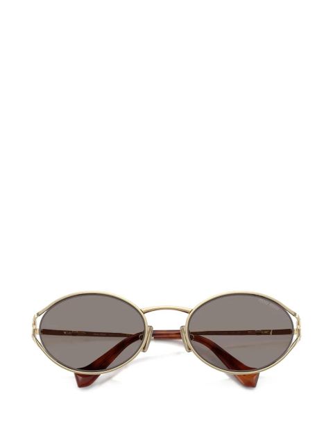 Miu Miu Eyewear round-frame sunglasses - Gold