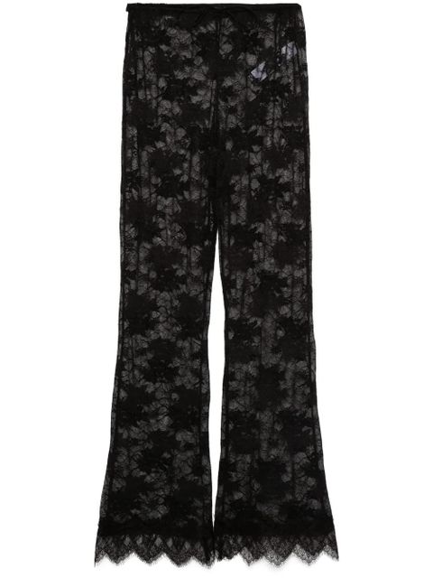 Oséree lace trousers - Black - zdjęcie produktu nr 1