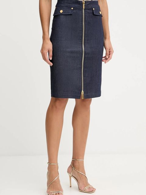 Marciano by Guess spódnica jeansowa kolor granatowy mini prosta 5YPD40 7457A - zdjęcie produktu nr 1