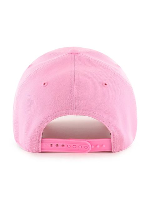 47 brand czapka z daszkiem z dodatkiem wełny MLB New York Yankees kolor różowy B-MVPSP17WBP-RSB - zdjęcie produktu nr 2