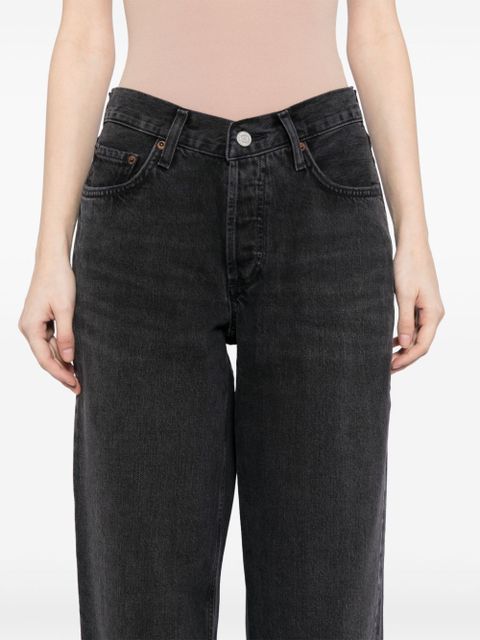 AGOLDE V-waist jeans - Black