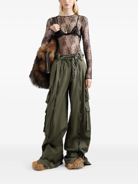 Dolce & Gabbana chantilly lace bodysuit - Black - zdjęcie produktu nr 2