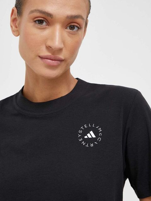 adidas by Stella McCartney t-shirt damski kolor czarny HR9170