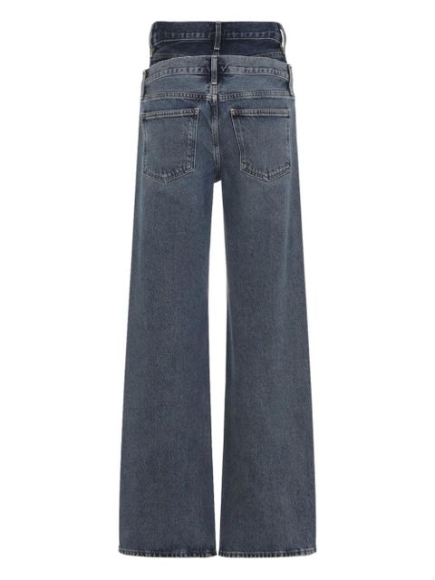 AGOLDE Elson double-waistband jeans - Blue - zdjęcie produktu nr 2