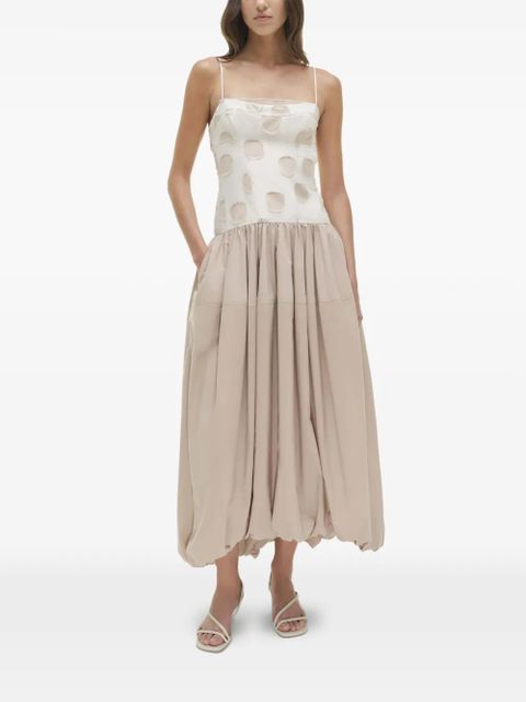 Simkhai Pfeiffer polka-dot midi dress - Neutrals - zdjęcie produktu nr 2