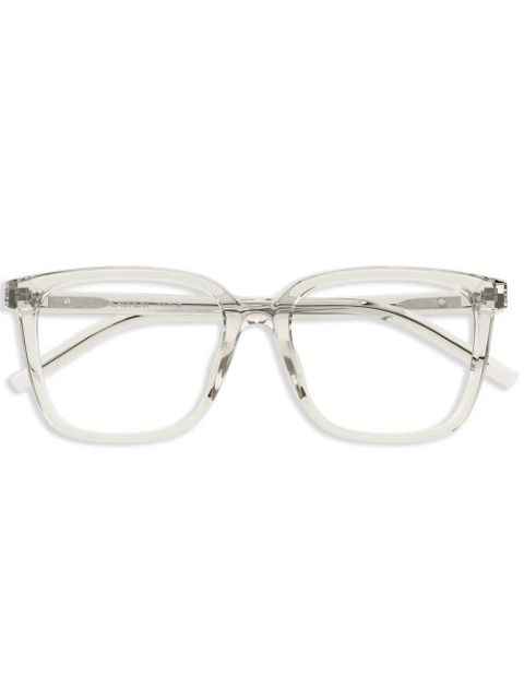 Saint Laurent Eyewear square-frame glasses - Neutrals - zdjęcie produktu nr 1