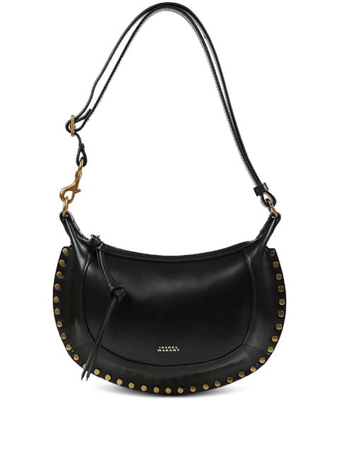 ISABEL MARANT Oskan Moon studded leather shoulder bag - Black - zdjęcie produktu nr 1