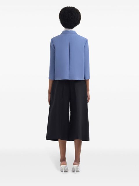 Marni cotton cropped jacket - Blue