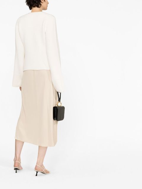 KHAITE The Scarlet cashmere cardigan - White