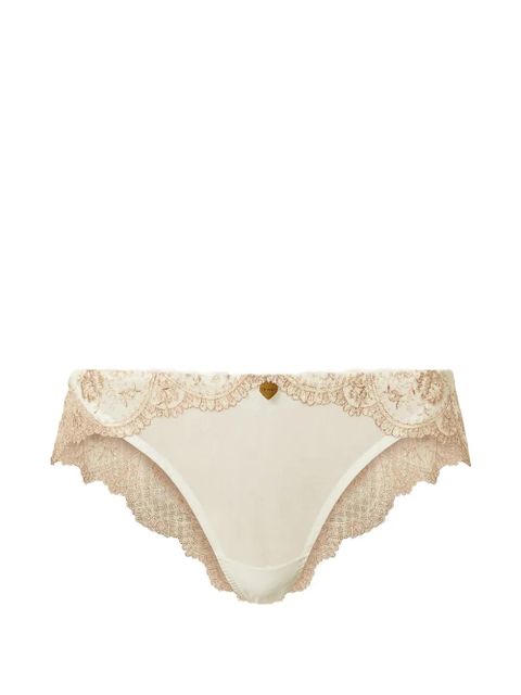 TWINSET floral-lace Brazilian briefs - Neutrals - zdjęcie produktu nr 1