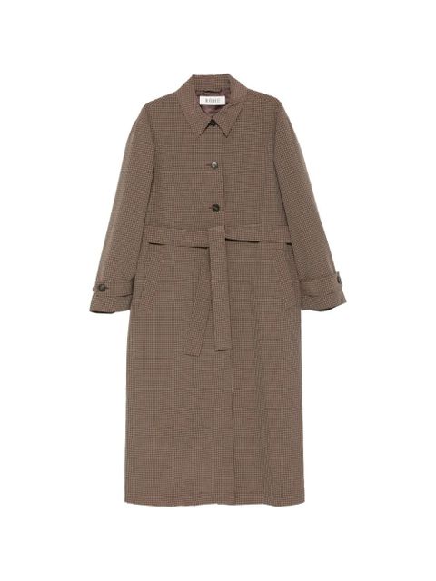 Róhe belted check coat - Brown - zdjęcie produktu nr 1