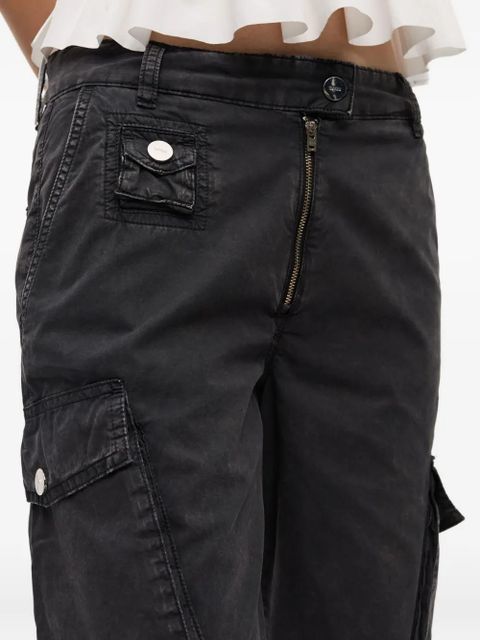 GANNI cargo trousers - Black