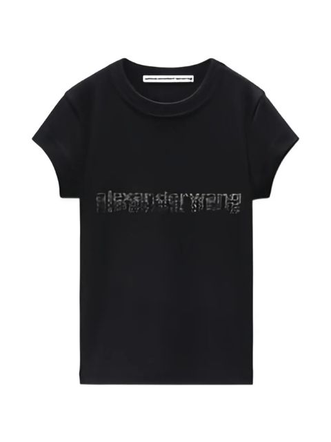 Alexander Wang logo-print T-shirt - Black - zdjęcie produktu nr 1