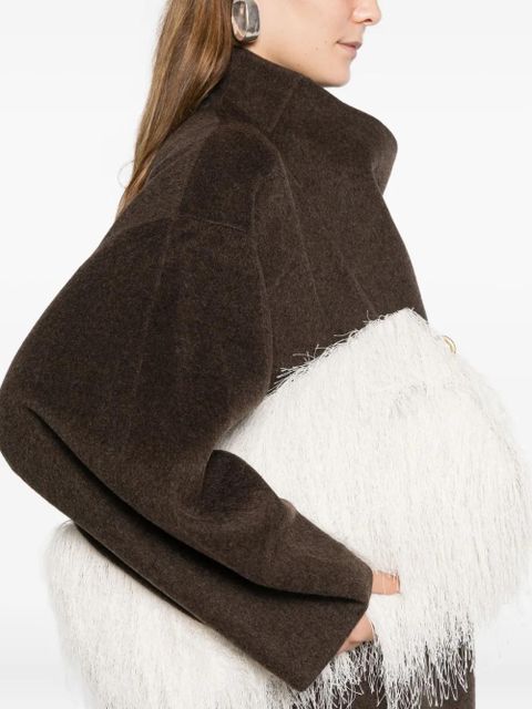 The Frankie Shop short sleeve coat - Brown