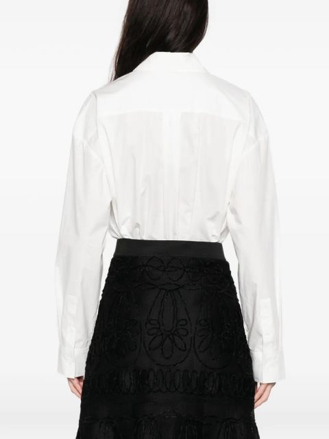 Maje floral midi skirt - Black