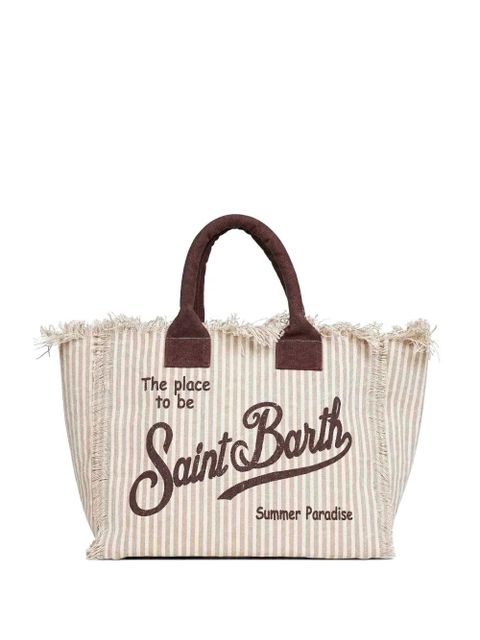 MC2 Saint Barth Vanity striped tote bag - Neutrals - zdjęcie produktu nr 1