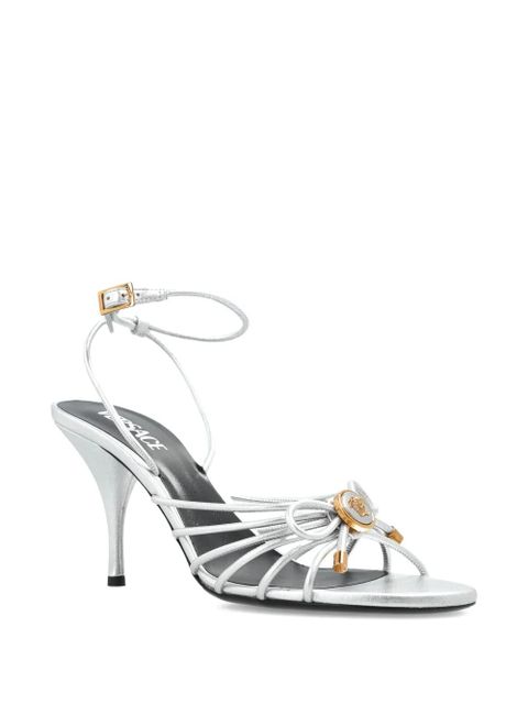 Versace Opera leather sandals - Silver - zdjęcie produktu nr 2