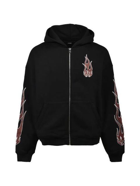AMIRI flame zip hoodie - Black - zdjęcie produktu nr 1