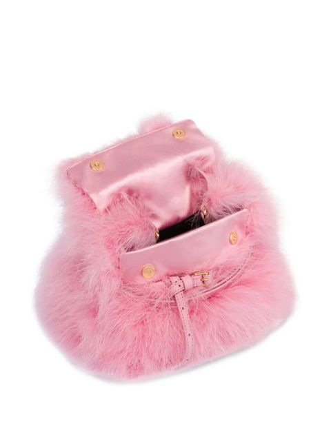 Moschino faux-fur tote bag - Pink