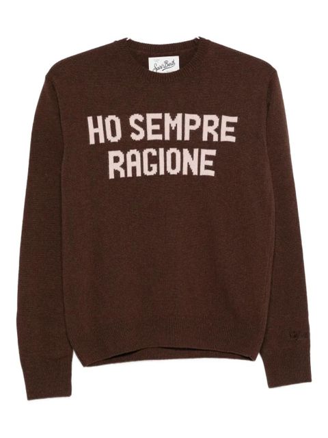 MC2 Saint Barth Sempre Ragione sweater - Brown
