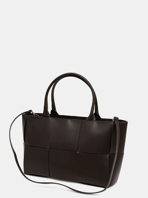 Answear.LAB torebka skórzana kolor brązowy - zdjęcie produktu nr 2