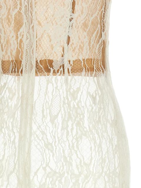 Magda Butrym floral lace midi dress - White