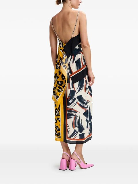 Essentiel Antwerp draped ruffled midi skirt - Neutrals