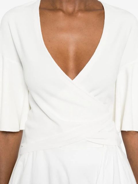 Jacquemus The Paysan ruffled top - Neutrals