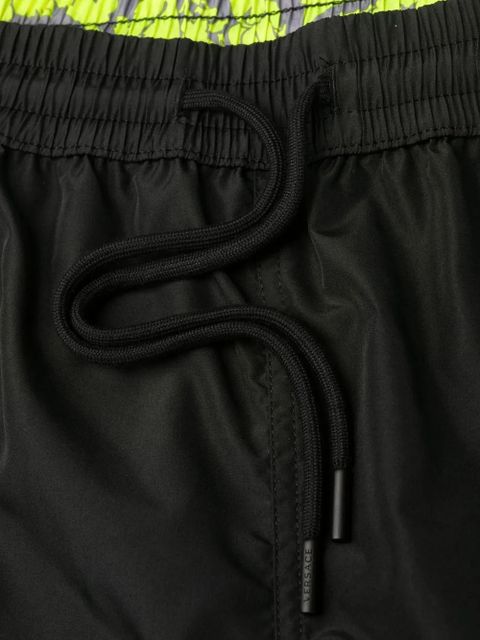 Versace drawstring swim shorts - Black