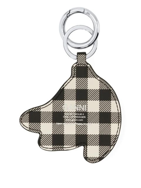 GANNI logo keyring - Black - zdjęcie produktu nr 2